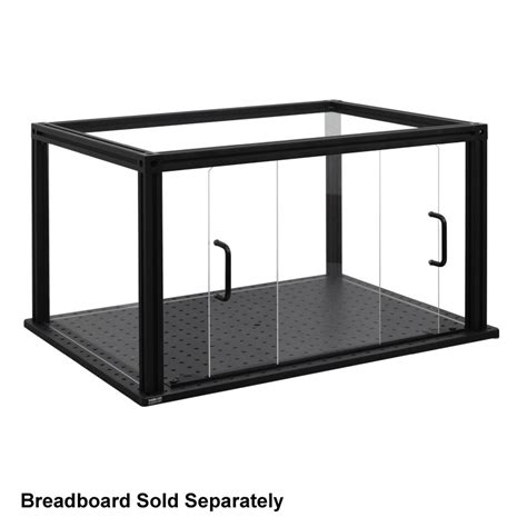 plexiglass enclosures with a door